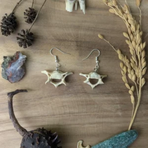 Boucles d'oreilles en os – Image 4