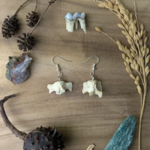 Boucles d'oreilles en os – Image 8